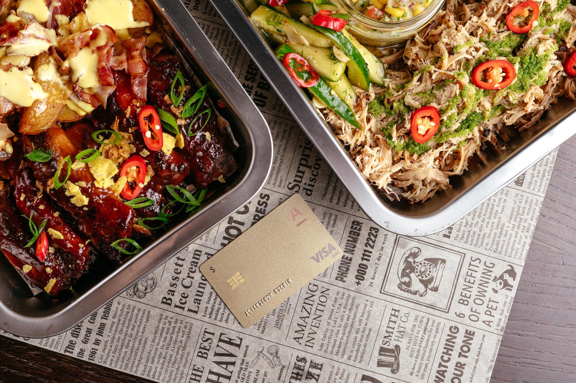 Subscription meal box open